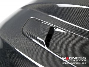 Ford Mustang Double Sided Cowl hood - Carbon Fiber - (2015-2017) Ford Mustang Double Sided Cowl hood - Carbon Fiber - (2015-2017)